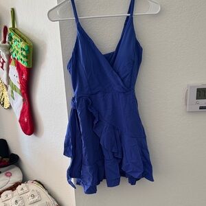 HALARA Blue Mini Dress